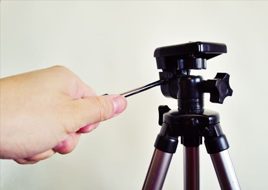 傾きのない360度パノラマ画像を撮影するための注意点