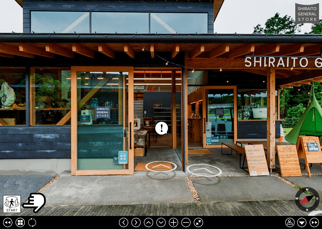 自動バーチャルツアー