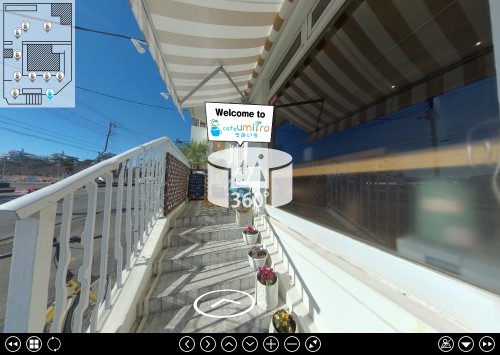 Cafe うみいろ 様｜バーチャルツアー制作事例