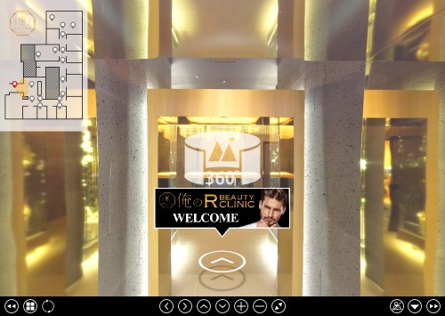 R Beauty CLINIC 俺の 様｜バーチャルツアー制作事例